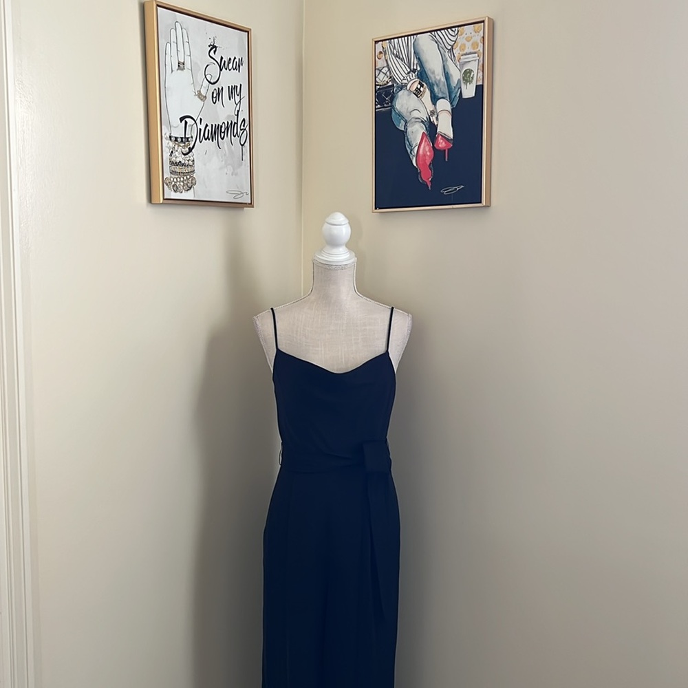 🆕 ANTONIO MELANI Black Jumpsuit with Sweetheart Neckline and Wide-Leg - Picture 3 of 17